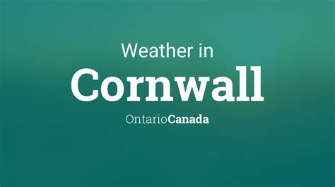The weather network cornwall ontario hourly. Things To Know About The weather network cornwall ontario hourly. 